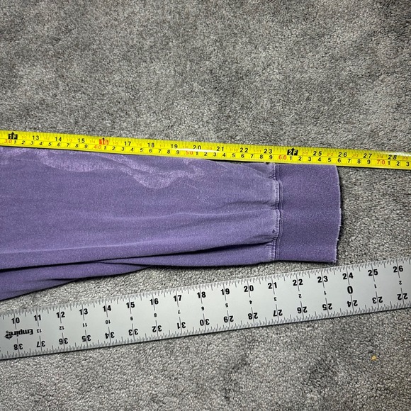 Stussy Medusa T-Shirt Men Medium Purple Long Sleeve Distressed Faded Streetwear - Picture 15 of 16